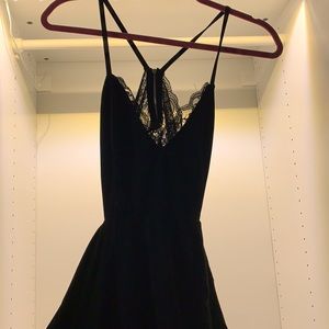 Black dress , backless